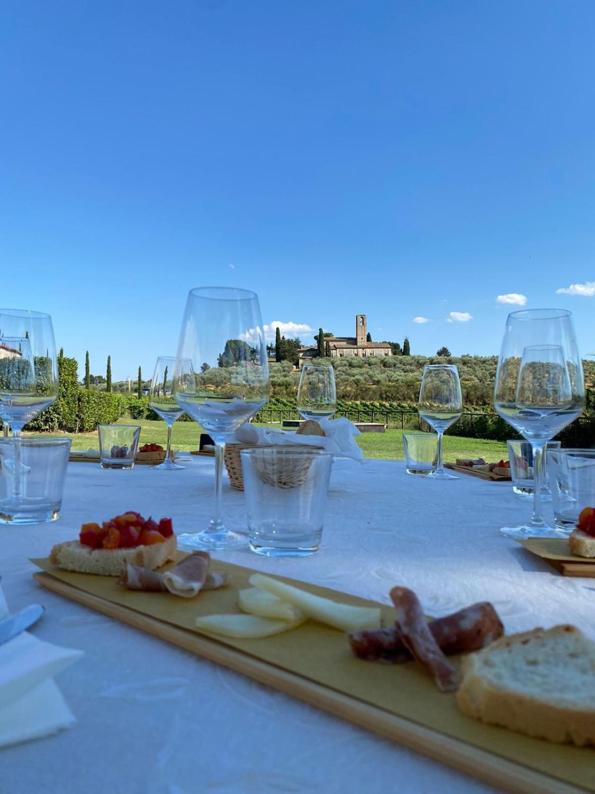 산지미냐노 Fattoria Abbazia Monte Oliveto 빌라 외부 사진